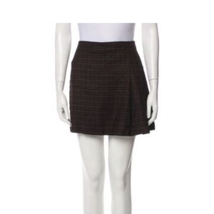 Alice and Olivia plaid orange and brown skirt. Worn only once!